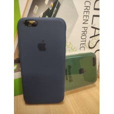 Чохли силікон кейс айфон 6/6S темно-синій, зелений