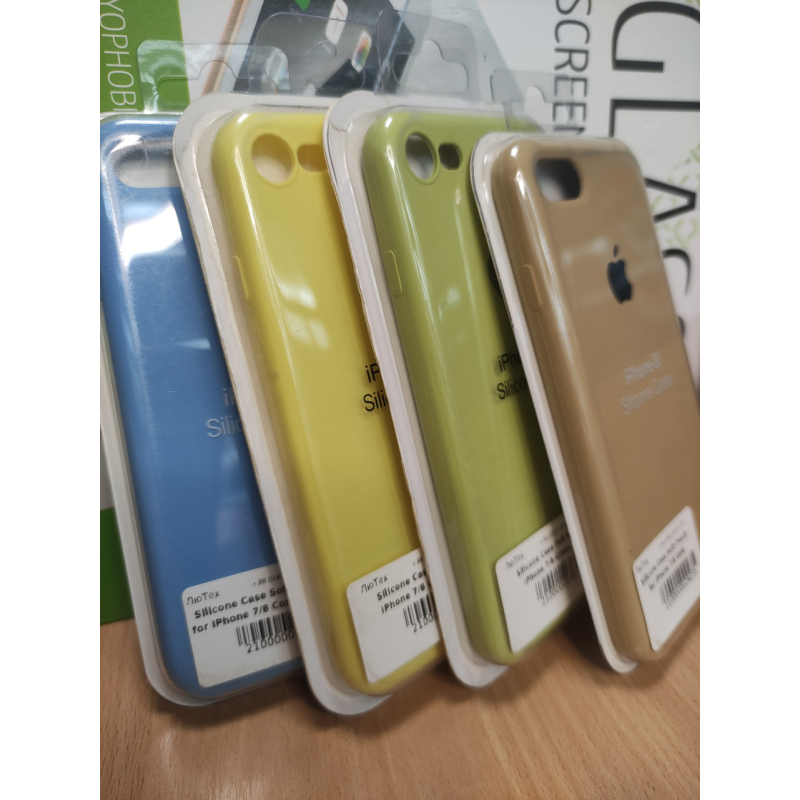Чохол силікон кейс айфон 7/8/8 SE синій три по ціні одного Чохол силікон кейс айфон 7/8/8 SE синій три по ціні одного
