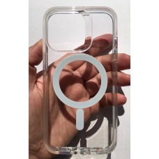 Чохол прозорий протеударний Gear4 Crystal Palace MagSafe для Apple Iphone 15  Clear