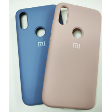 Чохол накладка Хіаомі Редмі 7 силікон кейс Сірий, Рожевий.