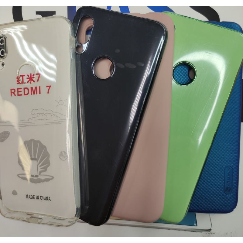 Чохол накладка Xiaomi Redmi 7 Shine Салатовий, Червоний Чохол накладка Xiaomi Redmi 7 Shine Салатовий, Червоний