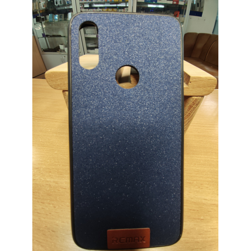 Чохол накладка Redmi 7 Remax tpu чорний Темно синій Чохол накладка Redmi 7 Remax tpu чорний Темно синій