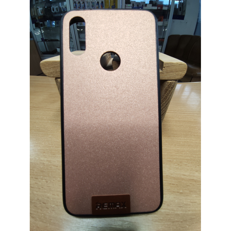 Чохол накладка Redmi 7 Remax tpu чорний Рожевий Чохол накладка Redmi 7 Remax tpu чорний Рожевий