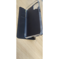 Чохол книжка Tussor Silk для Samsung A125 (A12)/M127 (M12) Black