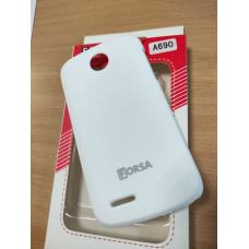 Чохол накладка Lenovo A 690 tpu Forsa Білий