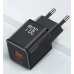 Мережевий зарядний пристрій Usams US-CC189 PD30W+QC3.0 A+C Dual-port Fast Charger X-ron Series Black (ET-CC189 Мережевий зарядний пристрій Usams US-CC189 PD30W+QC3.0 A+C Dual-port Fast Charger X-ron Series Black (ET-CC189