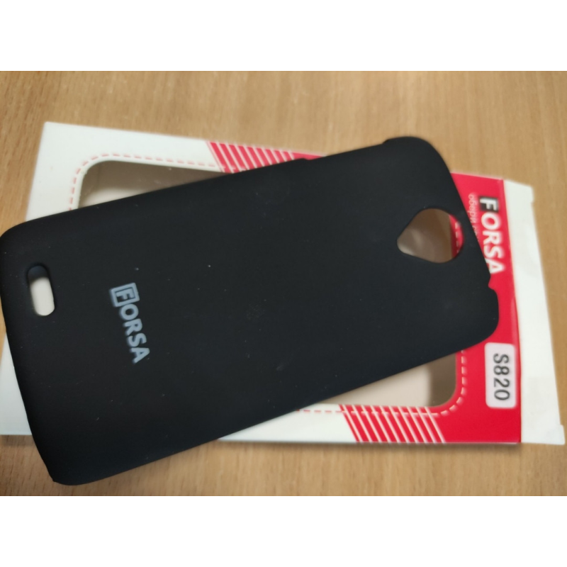 Чохол накладка Lenovo S820 tpu Forsa Чорний Чохол накладка Lenovo S820 tpu Forsa Чорний