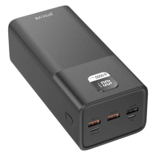 Зовнішній портативний акумулятор повербанк Proove GIANT 40000mAh | 3USB/1Type-C, 100W, PD для ноутбуків ,смартфонів  Чорний