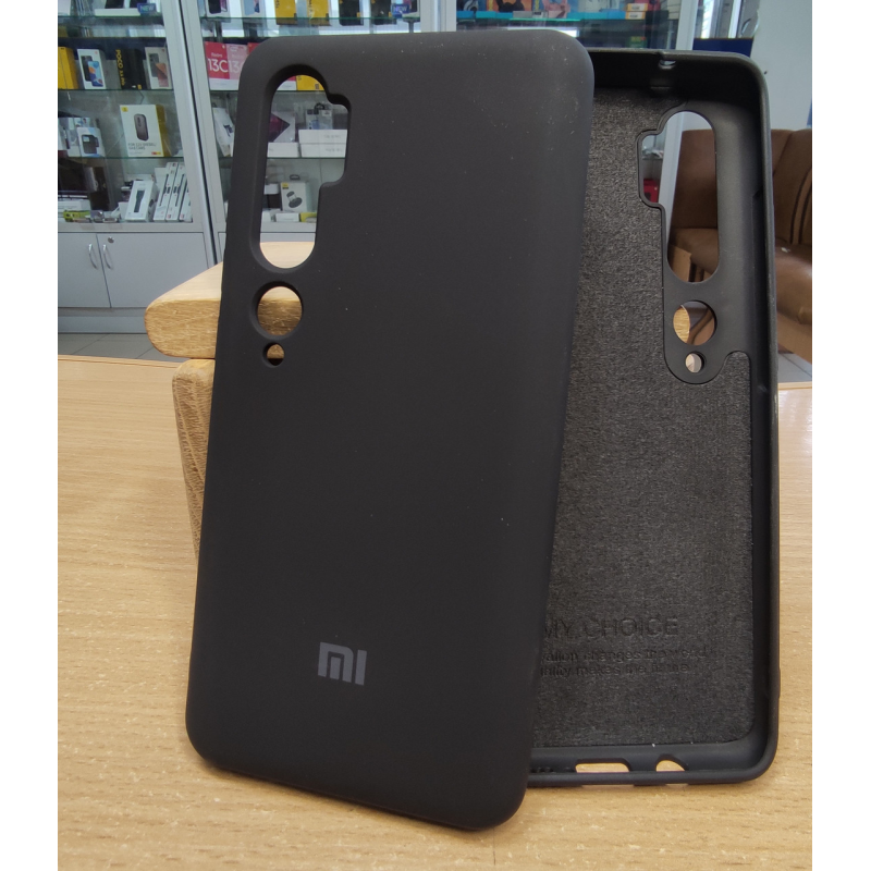 Чохол силікон кейс Xiaomi Mi Note 10 pro чорний Чохол силікон кейс Xiaomi Mi Note 10 pro чорний