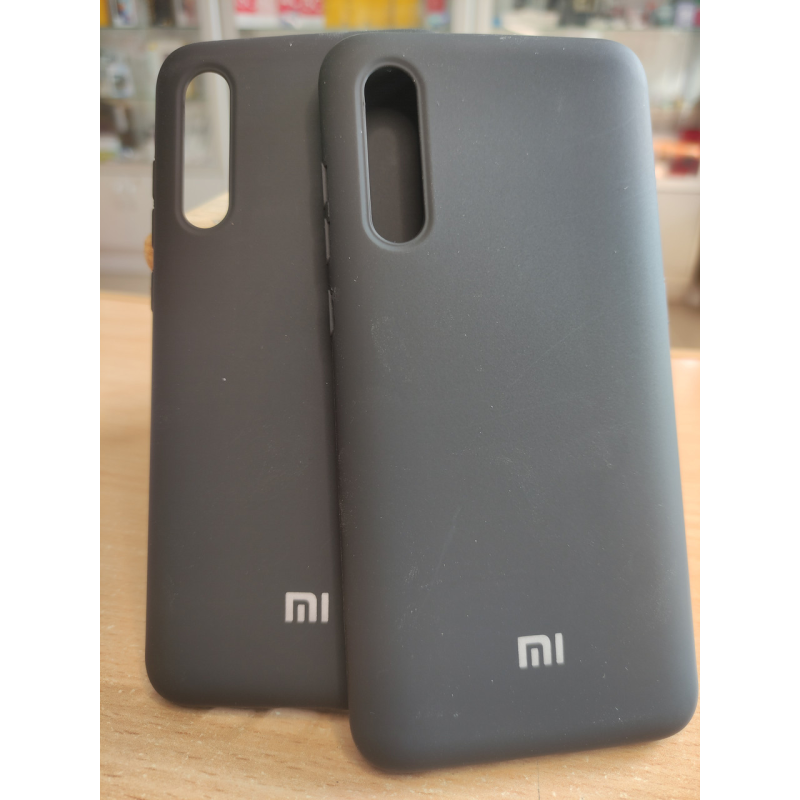 Чохол silicone cover для Xiaomi Mi 9 чорний ий колір