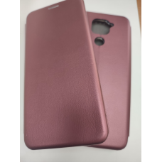 Чохол-книжка Levei Xiaomi Redmi Note 9 бордовий