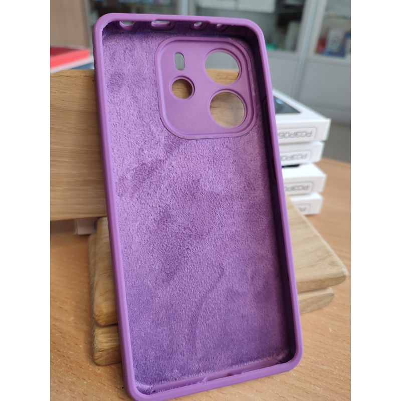Чохол  Full Silicone Cover для Xiaomi Redmi Note 14 4G   EU Dark Purple