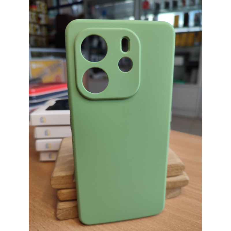 Чохол  Full Silicone Cover для Xiaomi Redmi Note 14 4G  EU Mint Green