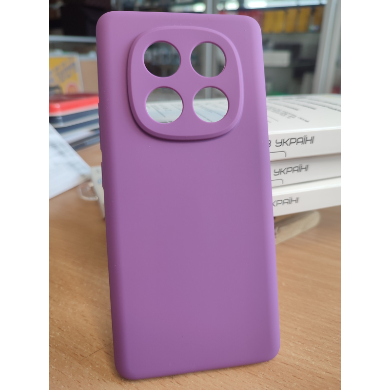Чохол  Full Silicone Cover для Xiaomi Redmi Note 14  Pro 4G  EU Dark Purple
