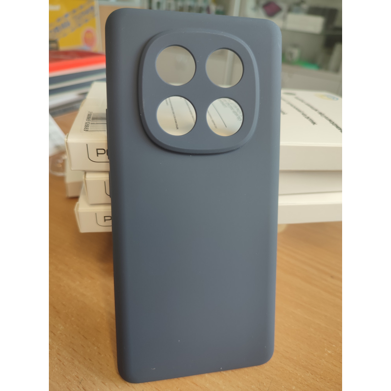 Чохол  Full Silicone Cover для Xiaomi Redmi Note 14  Pro 4G  EU Dark Blue
