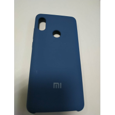 Чохол накладка для XIAOMI Note 5 силікон кейс Темно синій колір.