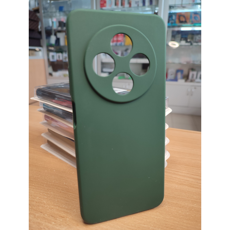Чохол  Full Silicone Cover для Xiaomi Redmi 14 С Темно зелений