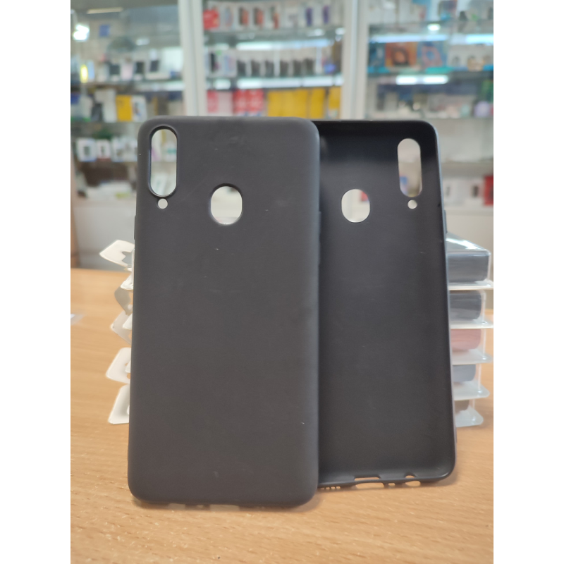 Чохол для Samsung A20 S/A207 tpu чорний Чохол для Samsung A20 S/A207 tpu чорний