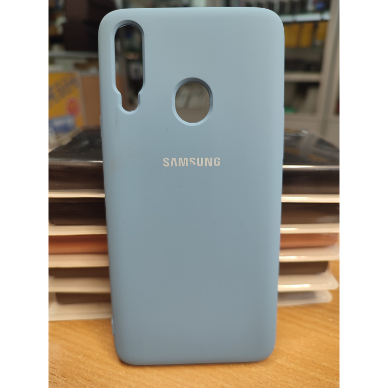 Чохол Силікон кейс для Samsung A20S A207 Blue