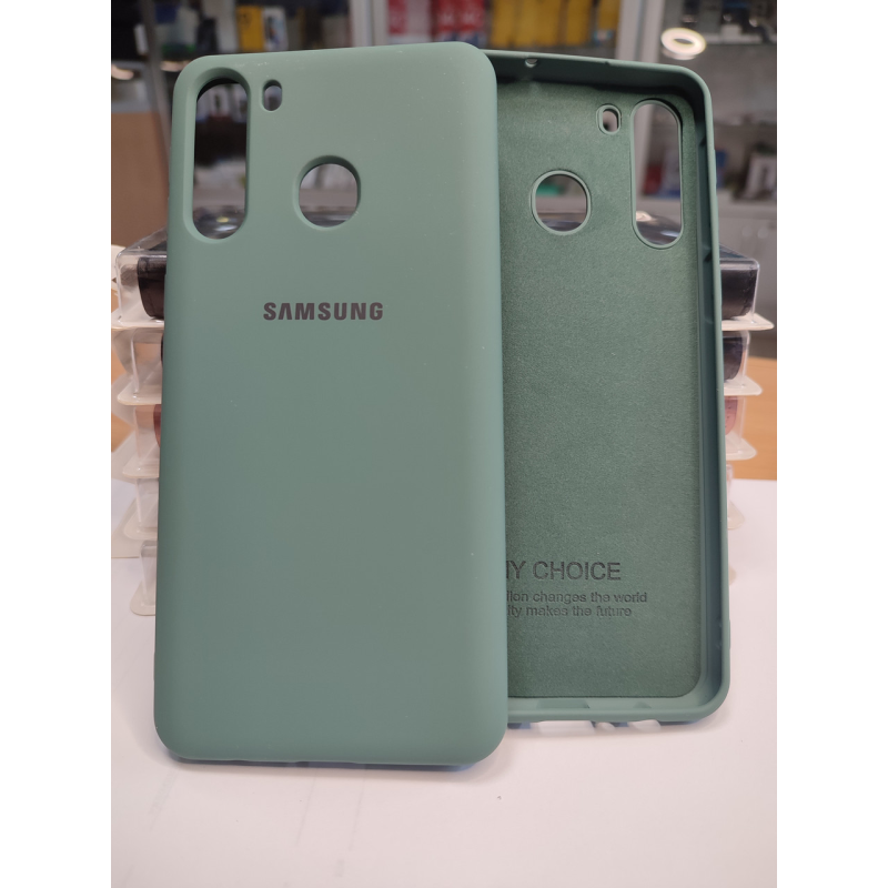 Silicone Case Soft-Touch for SM A21 (A215) Black