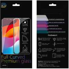 Захисне скло DM Full Curved Premium Glass Xiaomi Redmi Note 14 Black