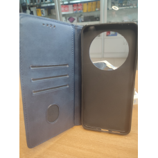 Чохол-книжка DM Book Case Leather для Xiaomi Redmi 14 C Темно синя