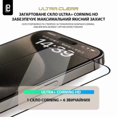 Захисне скло DM Lanbi Ultra+ Corning Glass для Apple iPhone 14 Pro/ Max Black