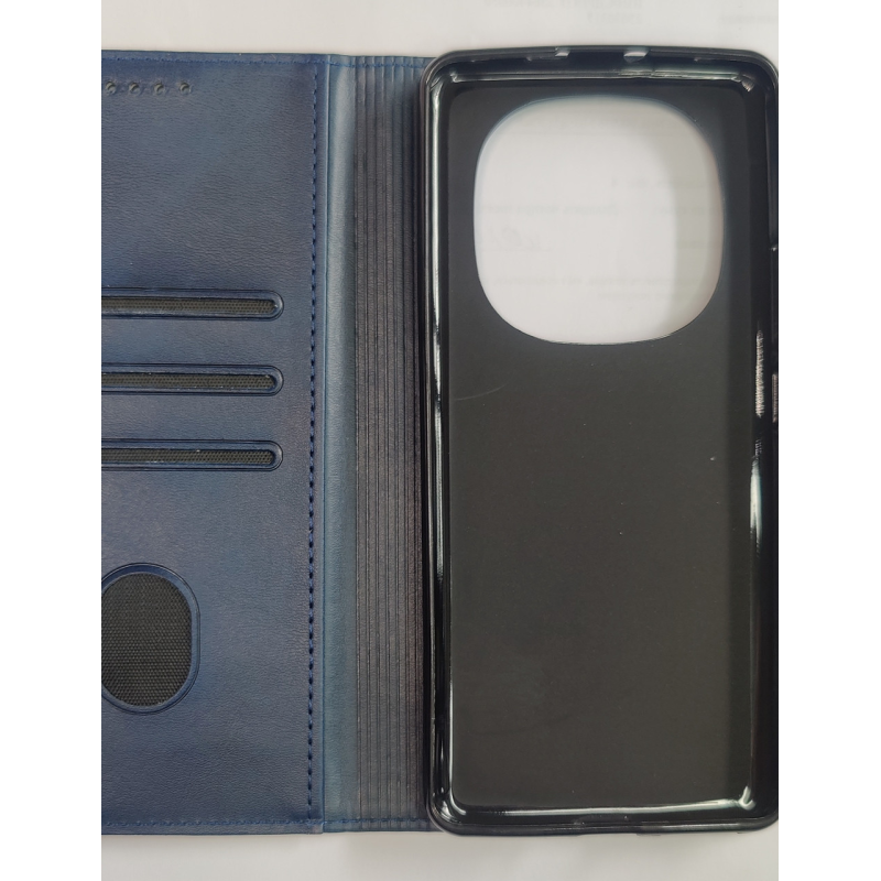 Чохол-книжка DM Book Case Leather для Xiaomi Redmi Note 14 Pro Plius Black