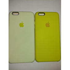 Чохол накладка для смартфона iPhone 6 plus silicone cover жовтий