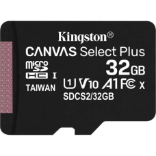 Карта пам“яті Kingston 32GB microSDHC Canvas Select Plus 100R A1 C10 (SDCS2/32GBSP