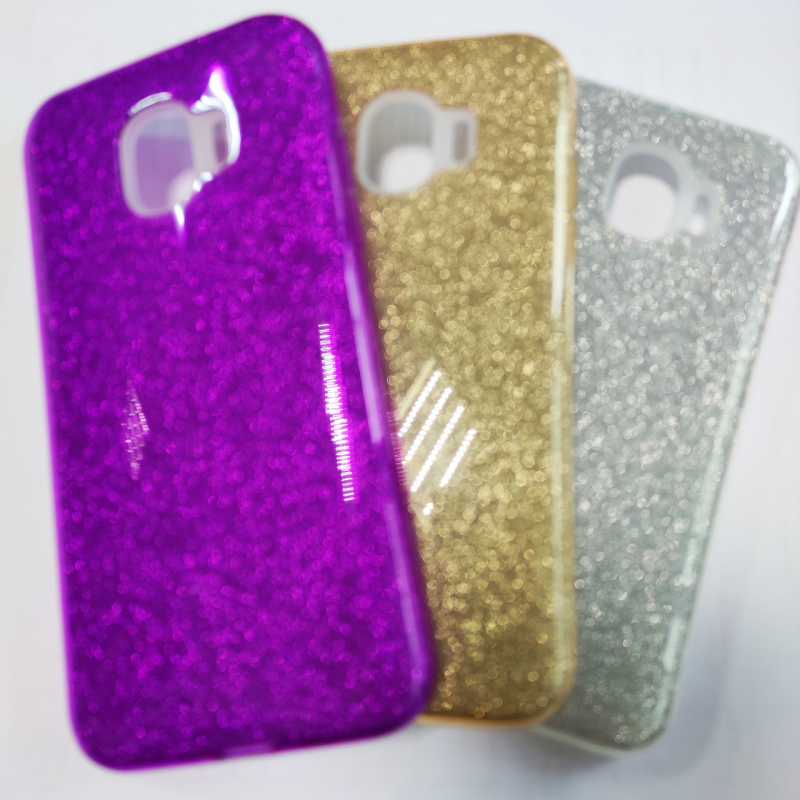 Чохол накладка для Самсунг J250 фіолетовий, срібний, золотий.