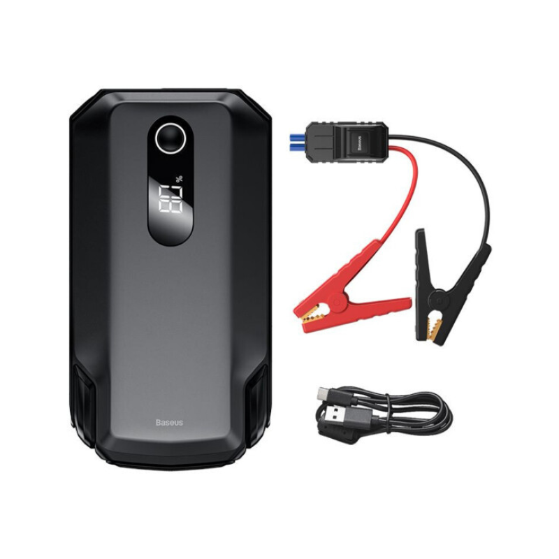 Автономний пусковий пристрій (бустер стартер автомобіля Power bank) Baseus Super Energy Max Jump Starter 20000