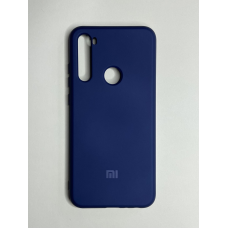 Silicone Case Soft-Touch for Note 8T Dark Blue