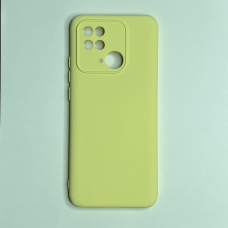 Silicone Case Soft-Touch for Redmi 10C Yellow