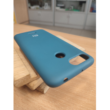 Silicone Case Soft-Touch for Redmi 6 Electric blue