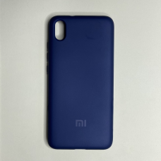 Silicone Case Soft-Touch for Redmi 7A Dark blue
