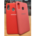 Чохол Silicone Case Soft-Touch  Samsung A20/A30 (A205F /A305F) Dark red