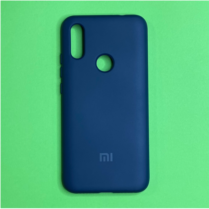 Silicone Case Soft-Touch for Redmi 7 Dark blue