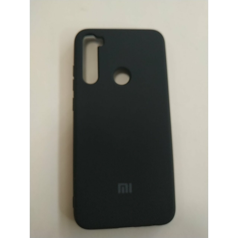 Чохол накладка для Xiaomi Note 8 силікон кейс Чорний колір Чохол накладка для Xiaomi Note 8 силікон кейс Чорний колір