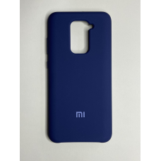 Silicone Case Soft-Touch for Redmi Note 9 Navy blue
