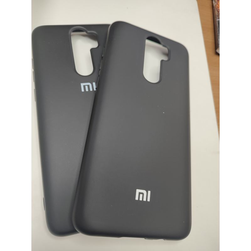 Silicone Case Soft-Touch Redmi Note 9S/ 9 Pro Black