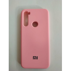 Чохол накладка для Xiaomi Note 8 T силікон кейс Рожевий