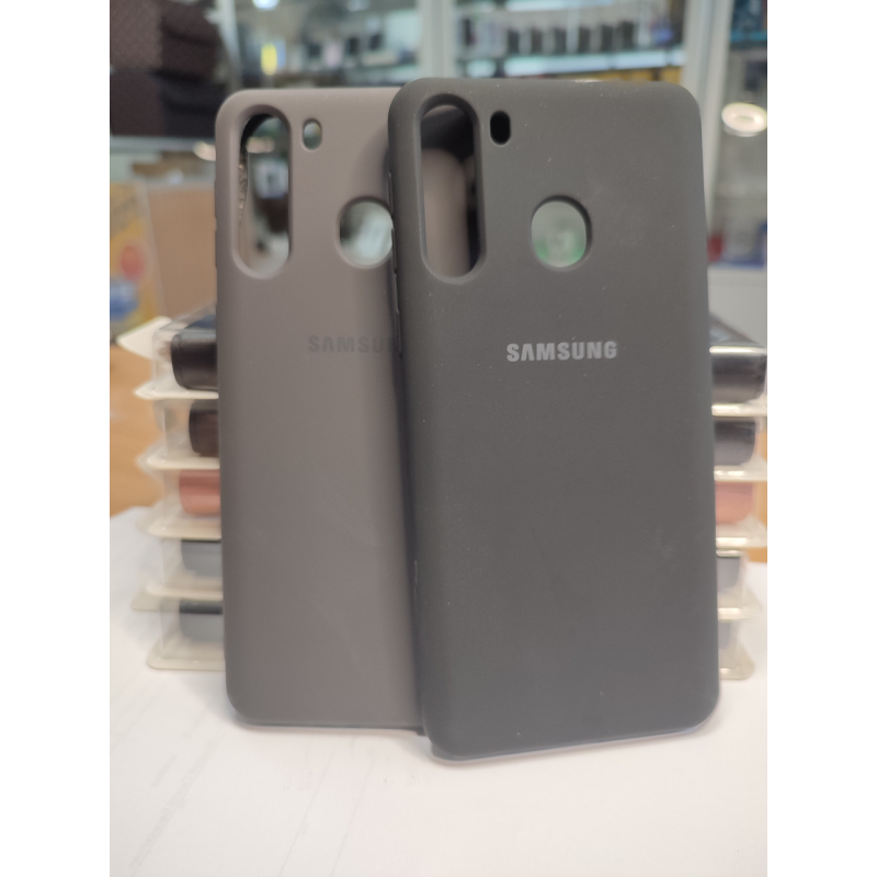 Чохол Silicone Case Soft-Touch Samsung  A21 (A215) Black