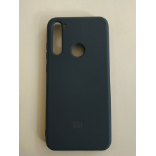 Чохол накладка для Xiaomi Note 8 T силікон кейс Темно синій.