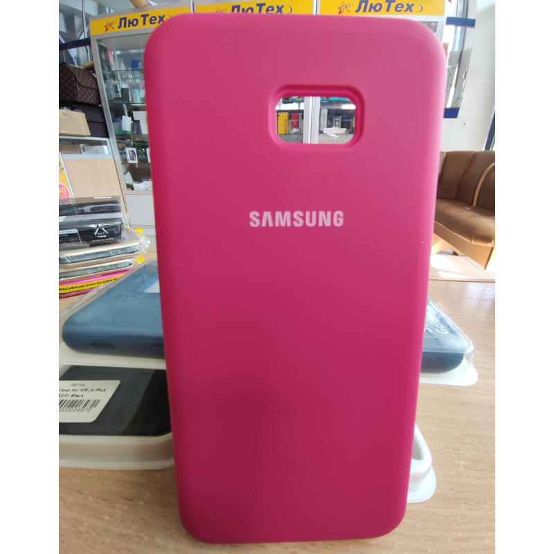 Silicone Case Soft-Touch for SM J4 Plus (J415) Red