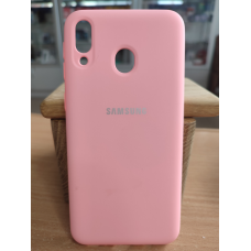 Чохол Silicone case Samsung  M20 Pink