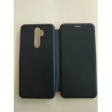 Чохол книжка для Xiaomi Note 8 Pro shell темно синій.