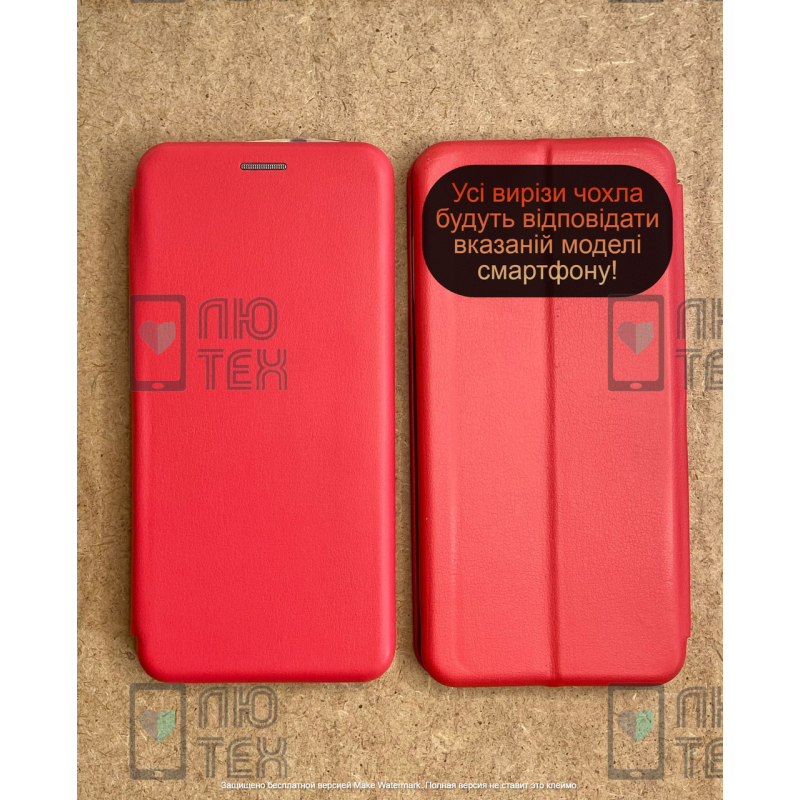Чохол-книжка Level for Meizu M6 Note Red