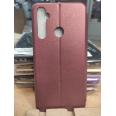 Чохол-книжка Level for Realme C3 Marsala