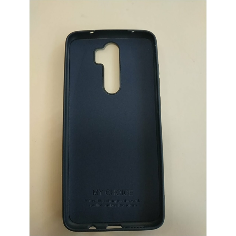 Чохол накладка для Xiaomi Note 8 Pro силікон кейс Темно синій.